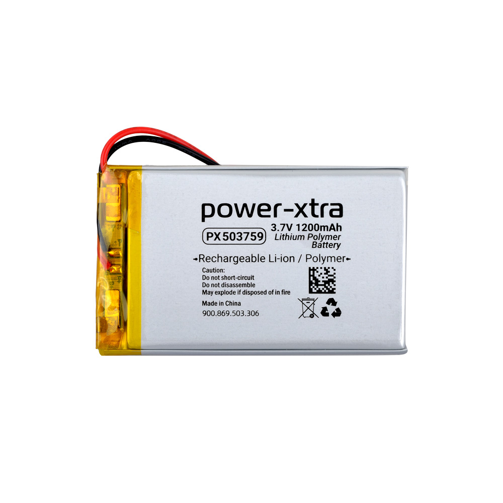 Power-Xtra PX503759 - 3.7V 1200 mAh Li-Polymer Pil - Devreli