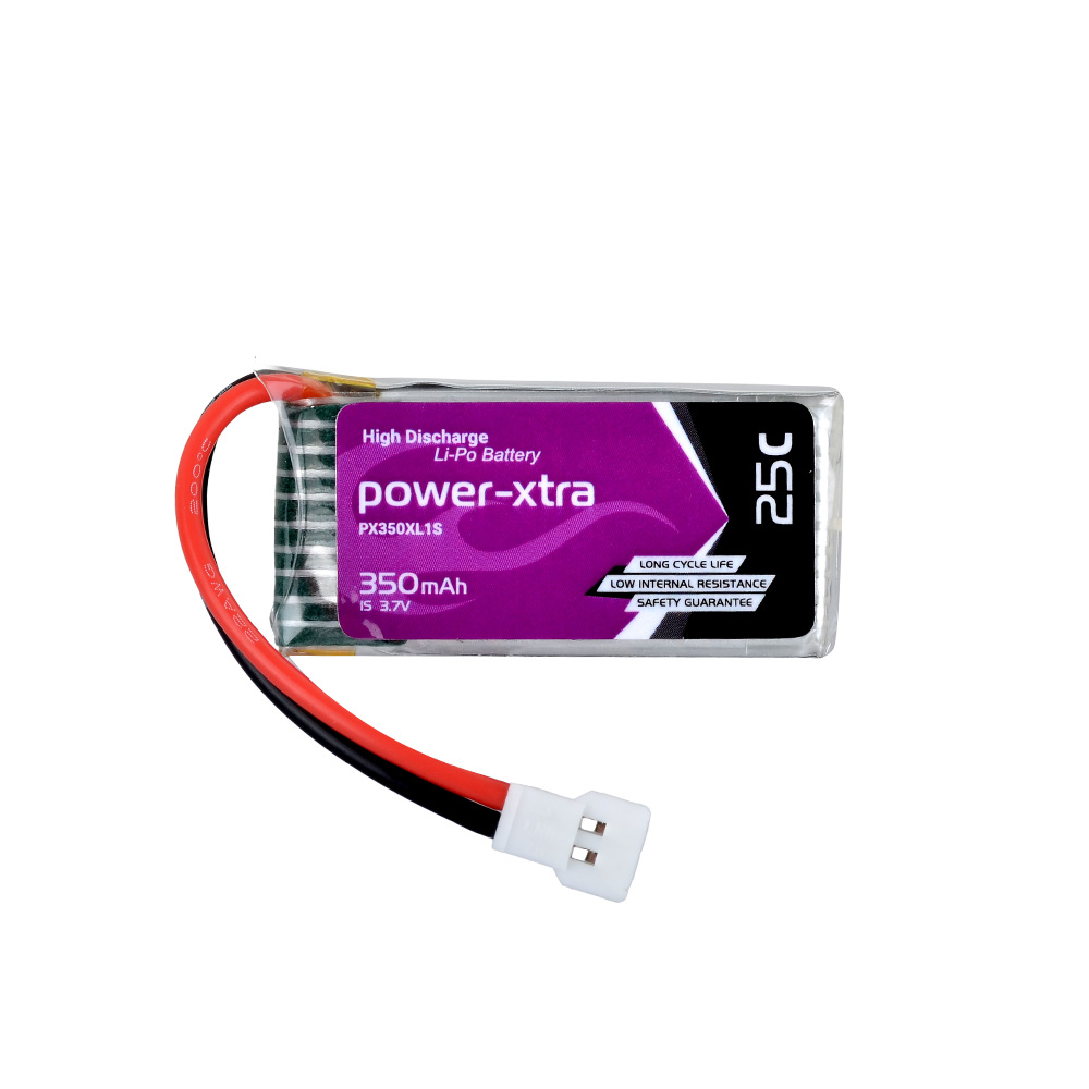 Power-Xtra PX350XL1S -1S1P- 3.7V 350 mAh Li-Polymer Pil -25C