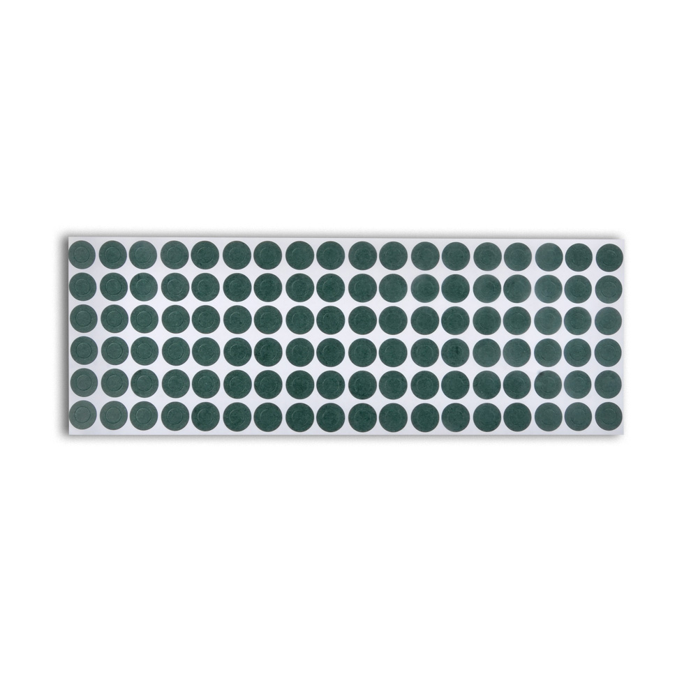 1x18650 - Yeşil Renk Kağıt Pozitif - Delikli - 108li Blister