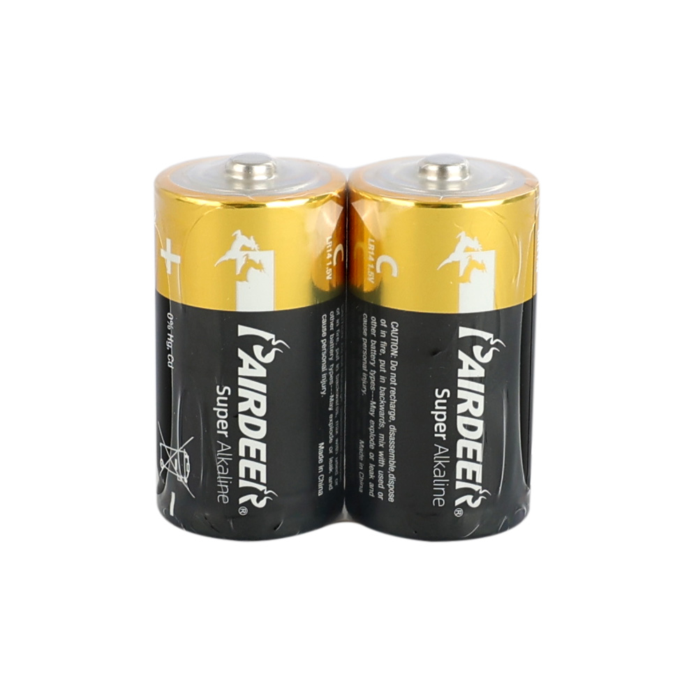 Pairdeer LR14/C Size Alkaline Pil - 2li Shrink