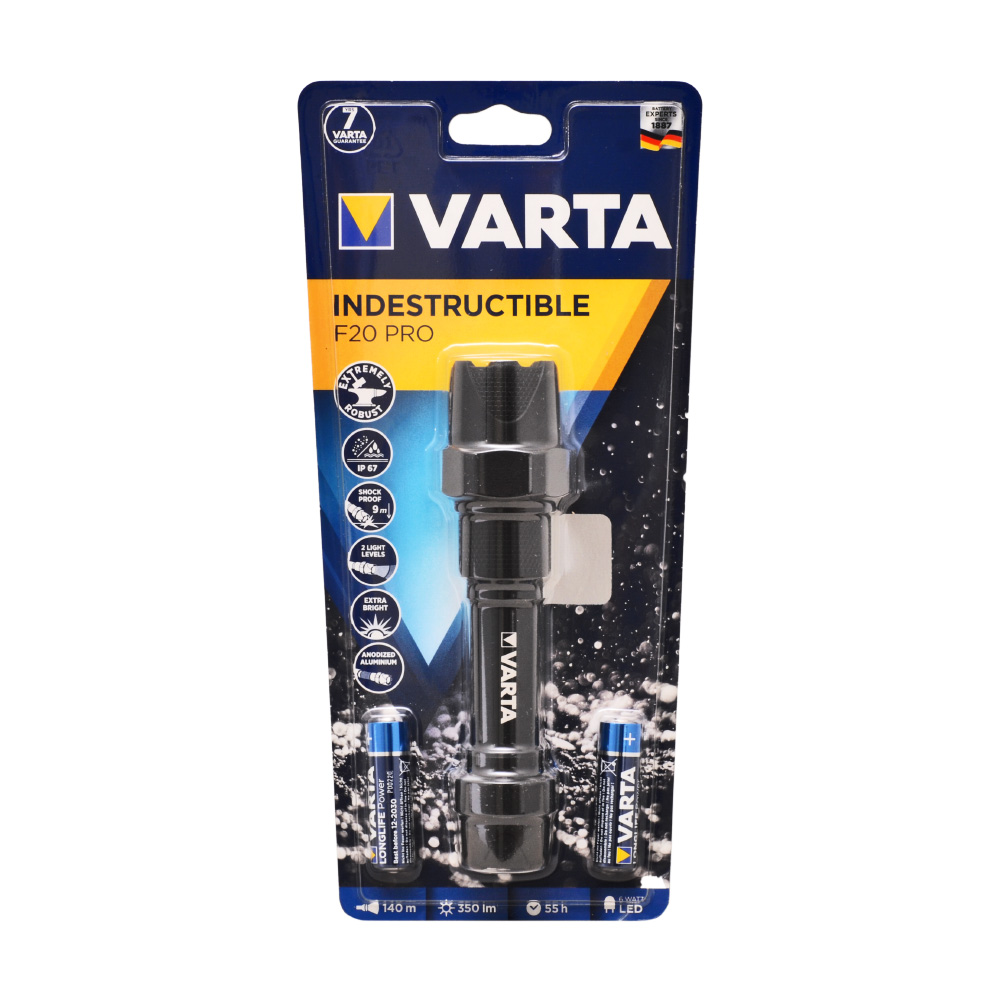 Varta 18711 Indestructible F20 Pro 6W Led Fener 2xAA 