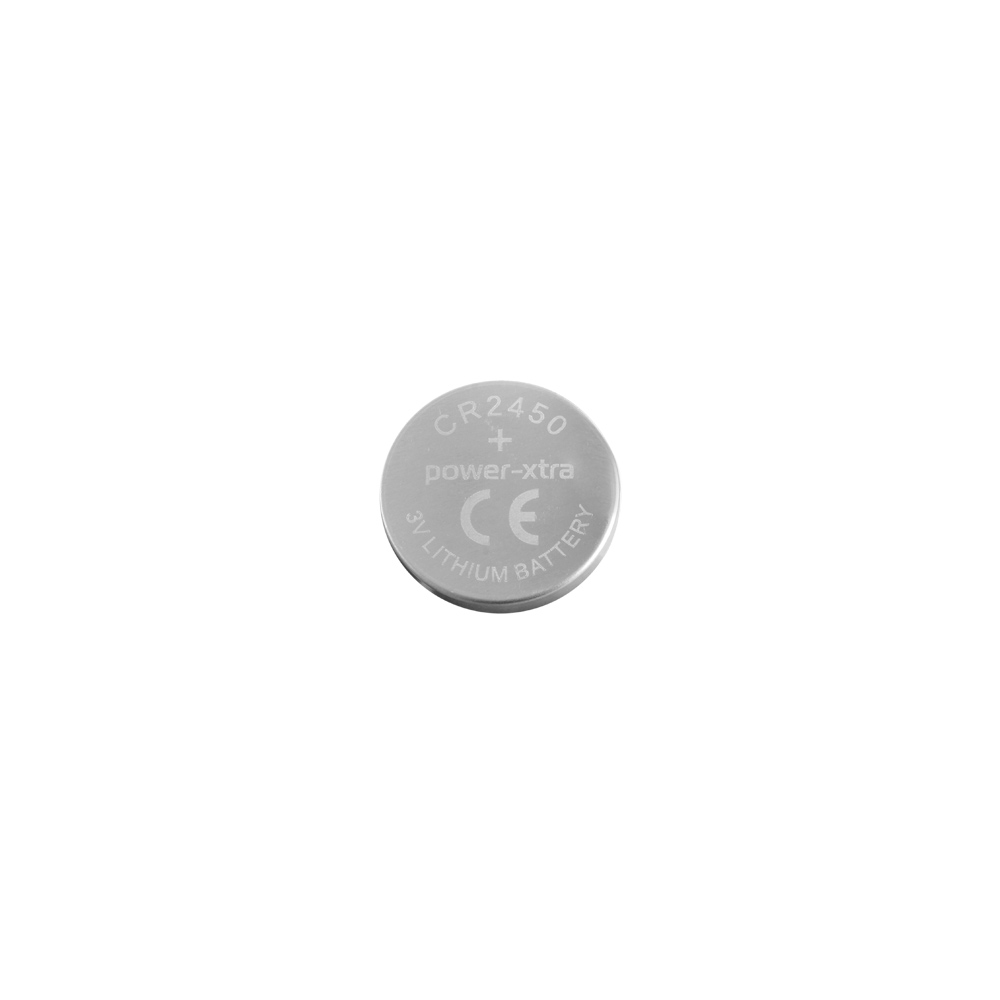 Power-Xtra CR2450 - 3V Li-Mn02 - Buton Lithium Pil - Bulk Paket