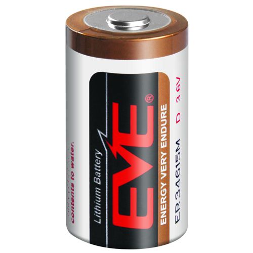EVE ER34615M - D Size - 3.6V Li-SOCI2 Lithium Pil