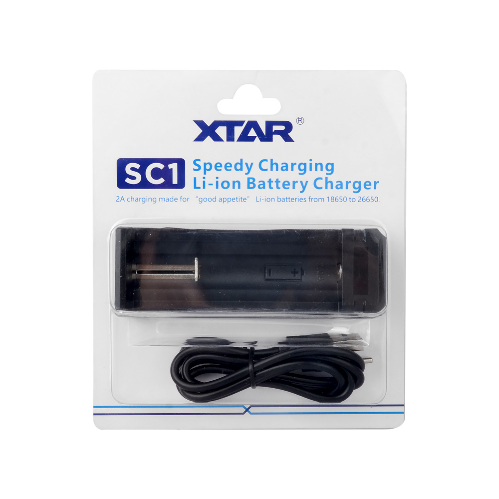 Xtar SC1 - Taşınabilir Hızlı Li-ion Pil Şarj Cihazı - 1li
