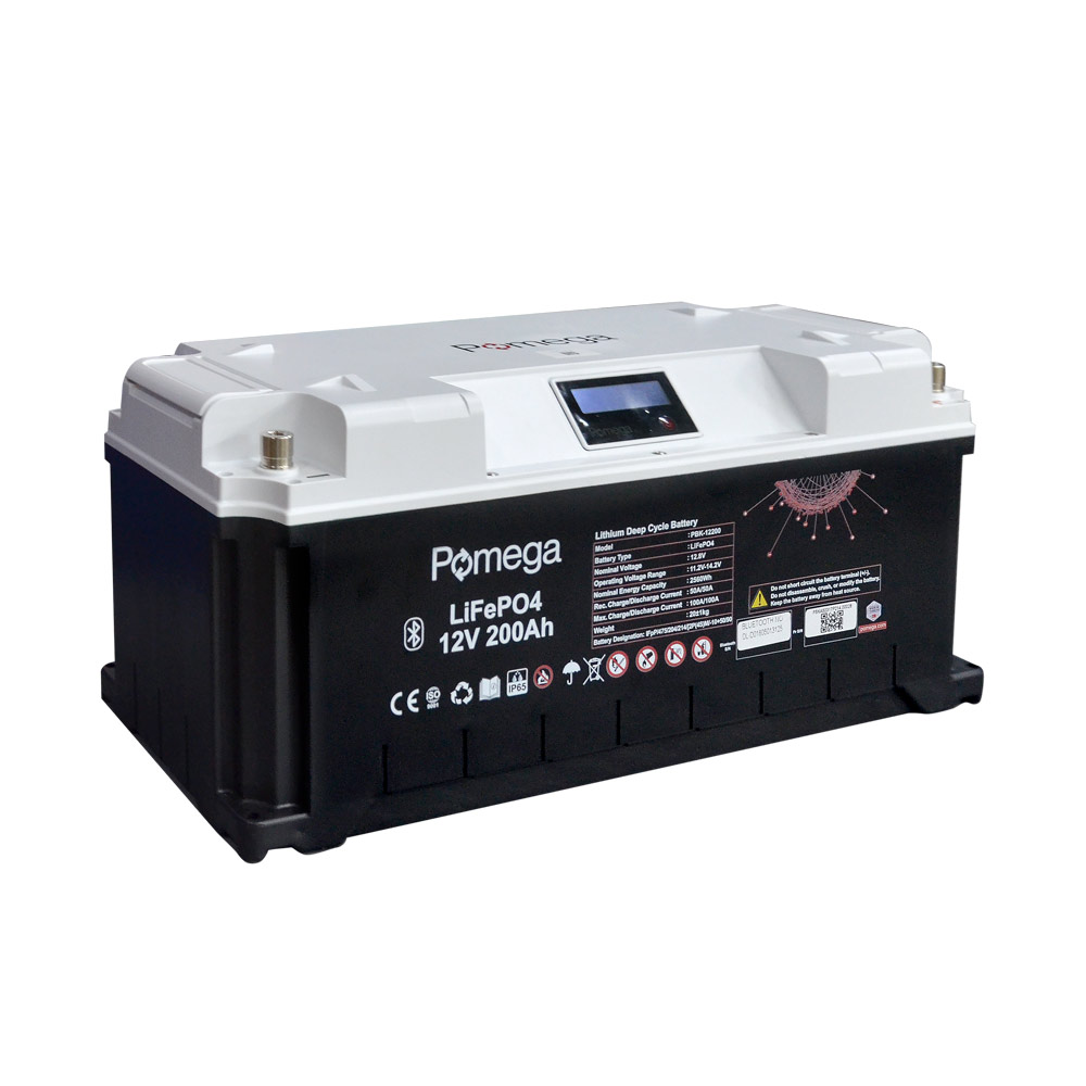 Pomega PBK-12200 - 12V 200 Ah LiFePo4 Akü