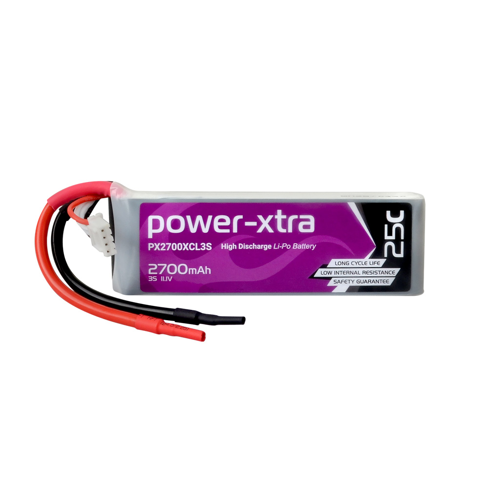 Power-Xtra PX2700XCL3S - 3S1P - 11.1V 2700 mAh  Li-Polymer Pil -25C