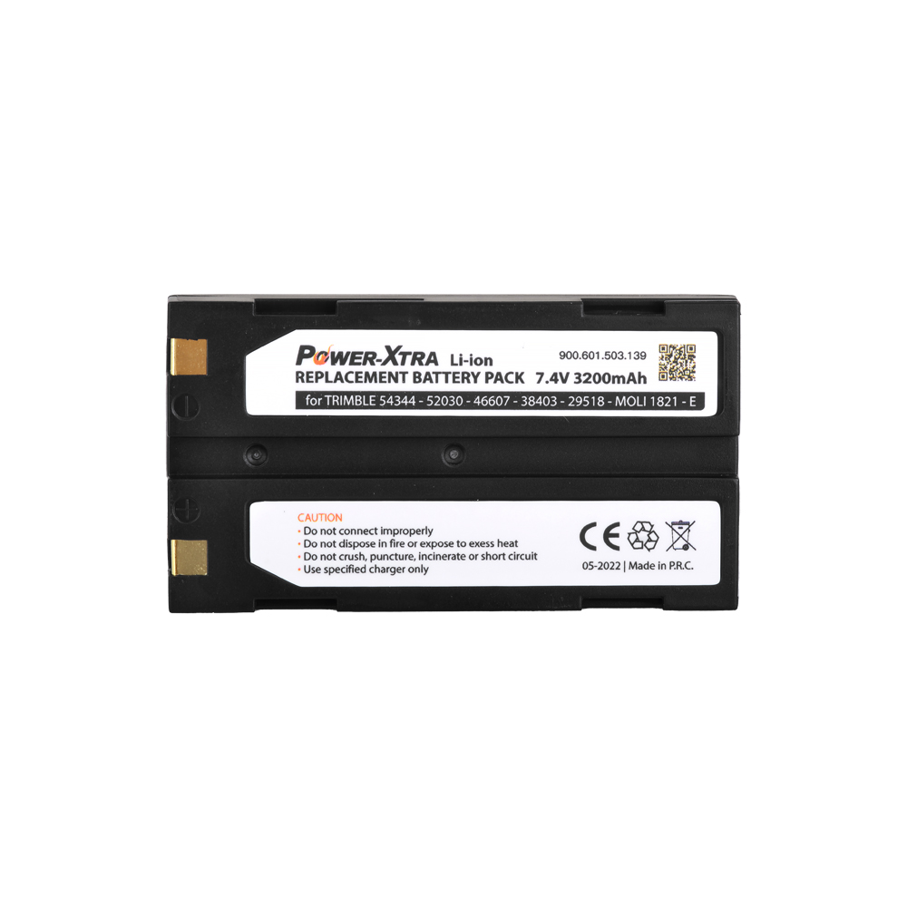 Power-Xtra-Trimble - 54344,52030,46607-7.4v 3200 mAh Lithium-ion Batarya