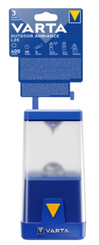 Varta 17666 Outdoor Ambiance L20 Lantern 6AA Fener