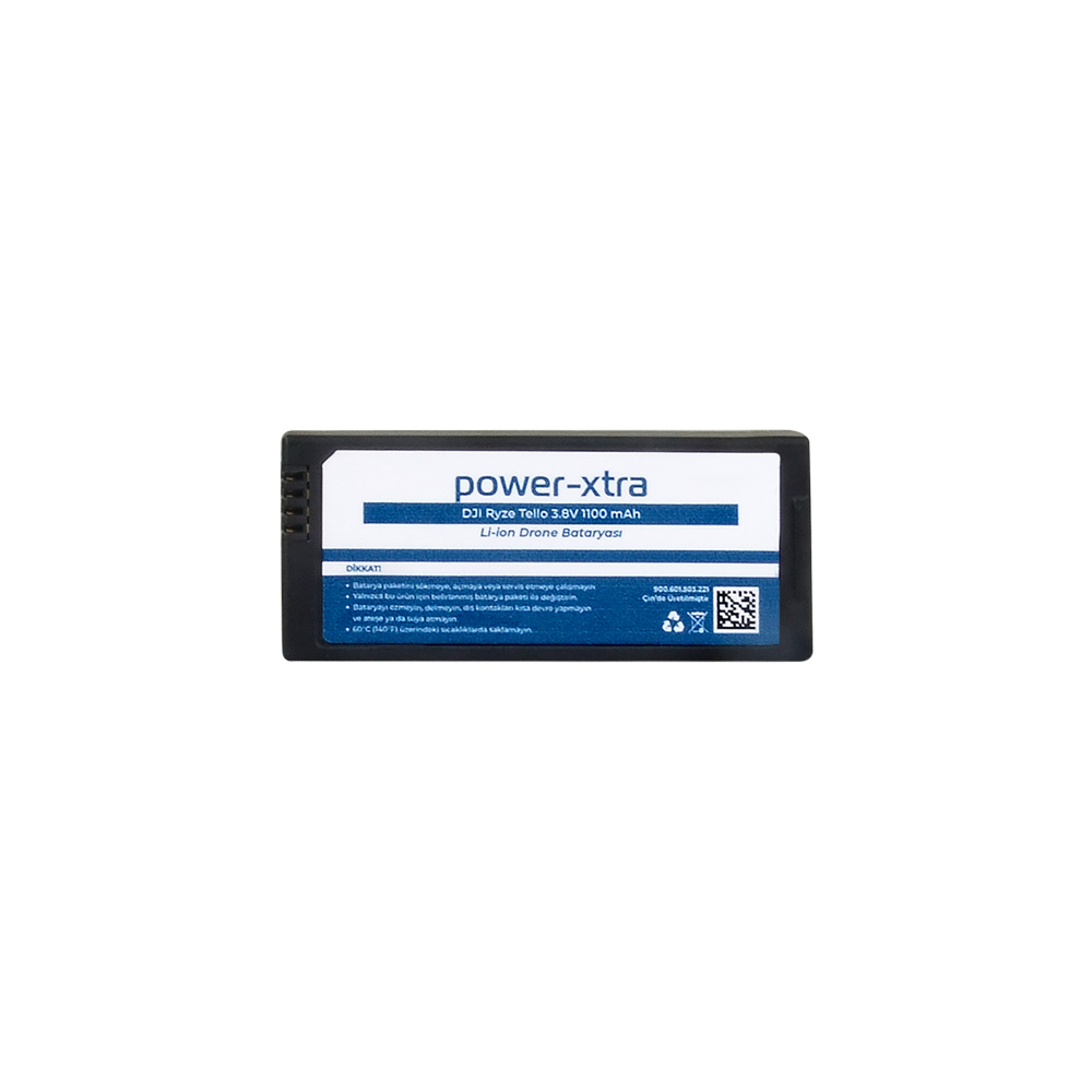 Power-Xtra - DJI Ryze Tello 3.8V 1100mAh Li-po Drone Bataryası
