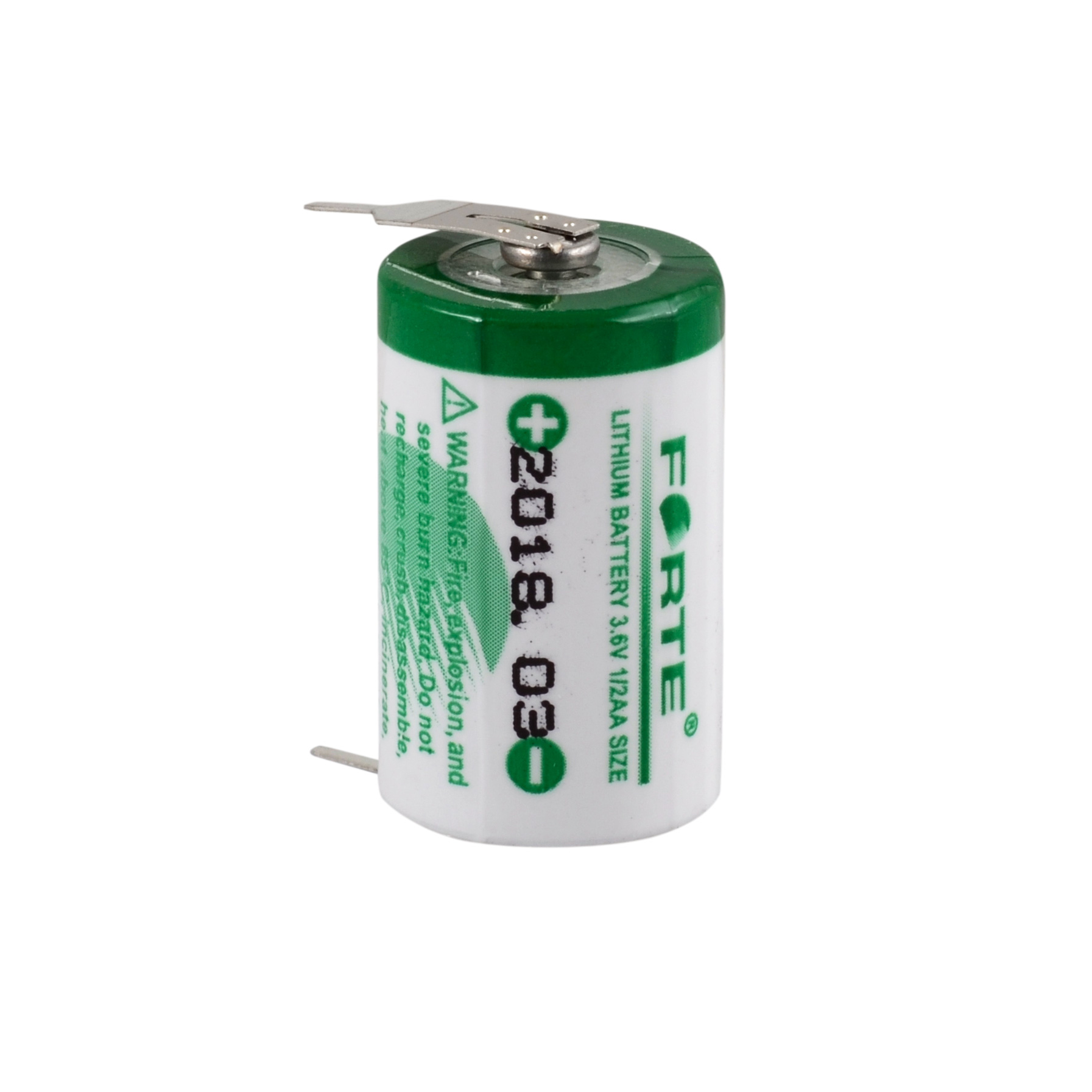 FORTE 3.6V ER14250 1/2AA /2PT Lithium Pil 