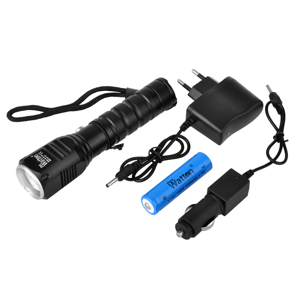 Watton WT-087 Şarjlı Pilli Ledli El Feneri 