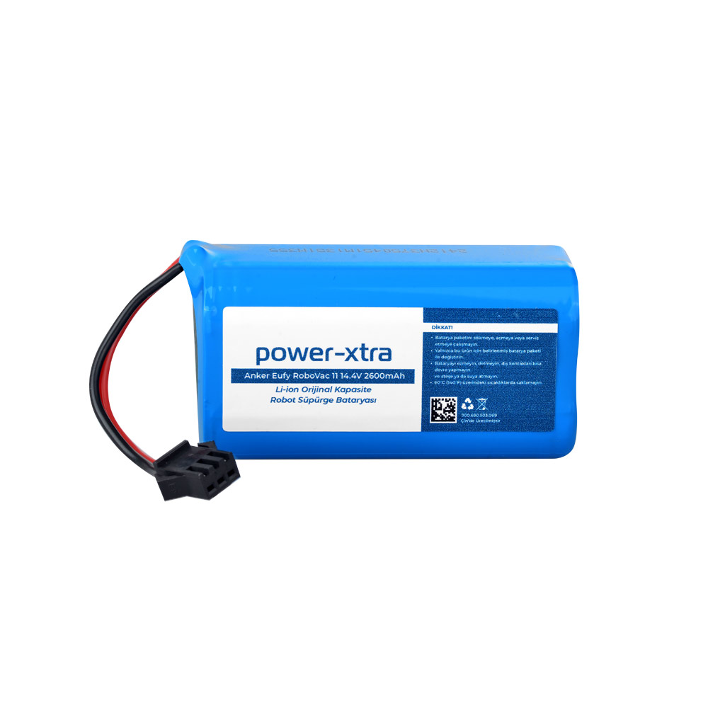Power-Xtra - Anker Eufy 11S / RoboVac 11-12-15-25-30 14.4V 2600mAh - Li-ion Robot Süpürge Bataryası