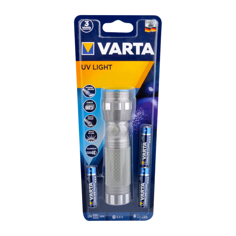 Varta 15638 UV Led Fener 3AAA