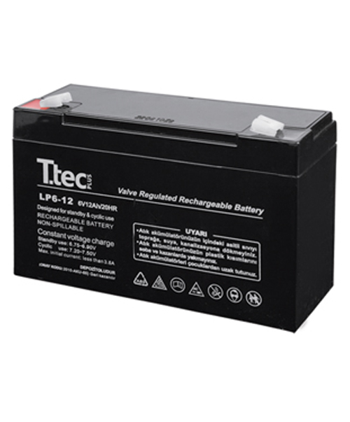 Ttec 6V 12 Ah Bakımsız Kuru Akü