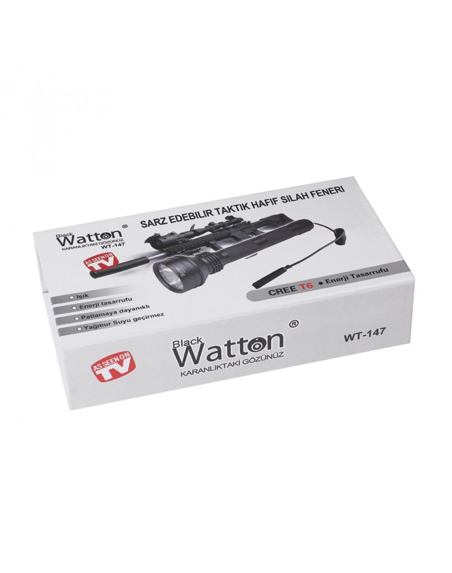 Watton WT-147  T6 Led Şarjlı Ledli El Feneri
