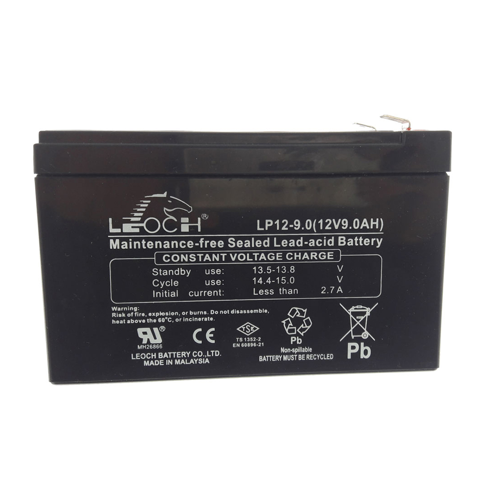 Leoch LP12-9.0 12V 9 Ah Bakımsız Kuru Akü