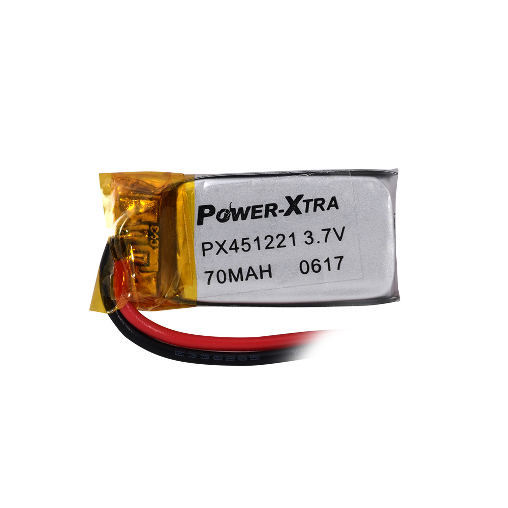 Power-Xtra PX451221 - 3.7V 70 mAh Li-Polymer Pil - Devreli 