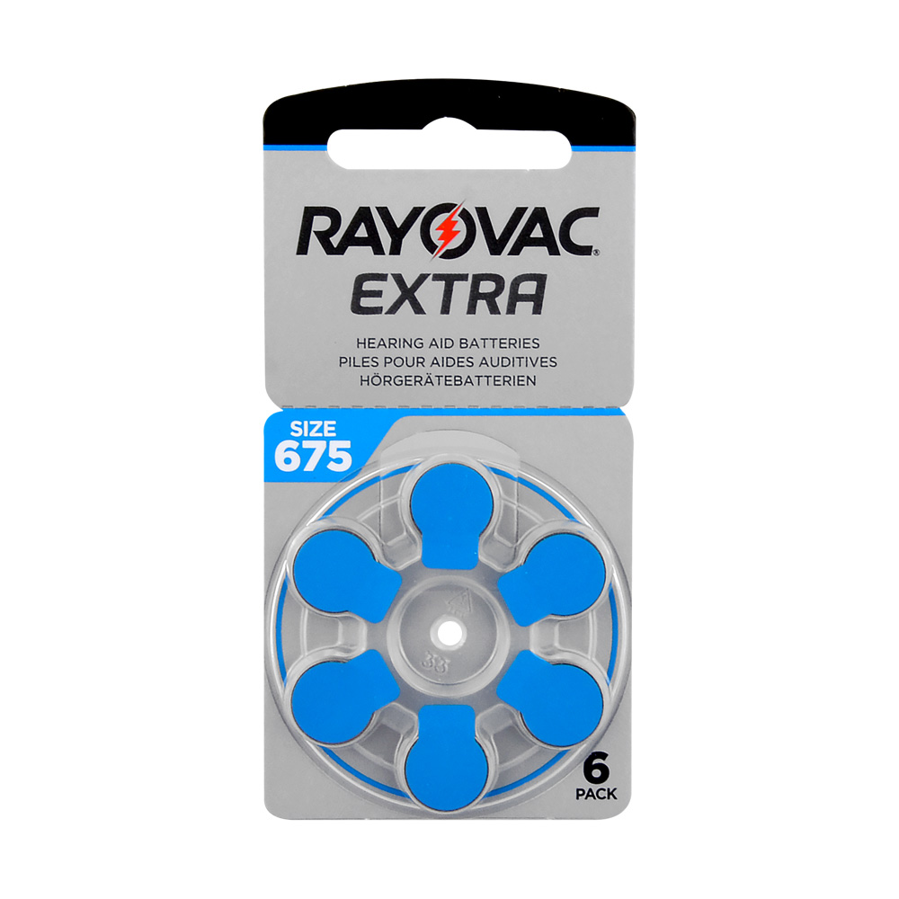 Rayovac Extra Advanced 675 / PR44 Numara Kulaklık Pili 6lı 
