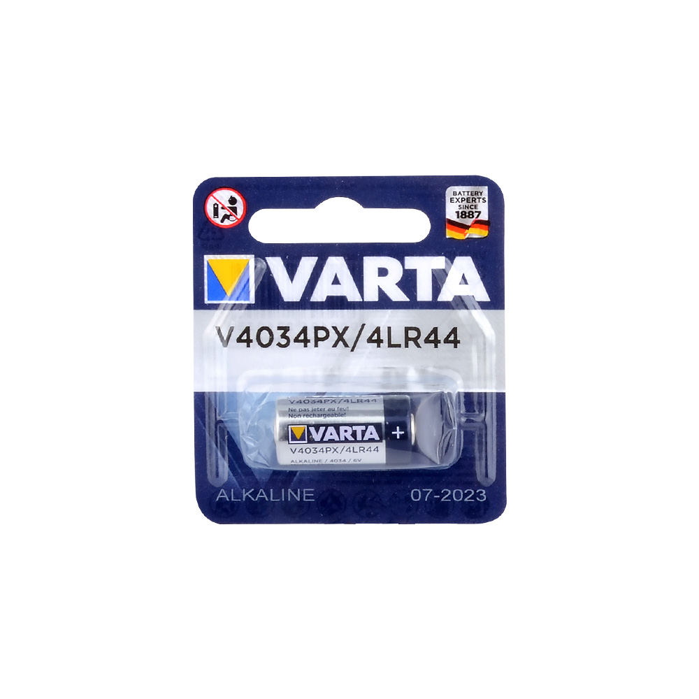 Varta 4034 V4034PX 4LR44 6V Alkalin Pil 1li