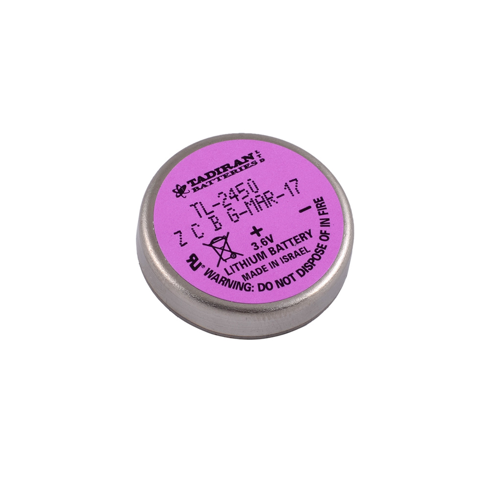 Tadiran TL-2450/P 3.6V 1/10C Size Li-SOCI2 Lithium Pil 