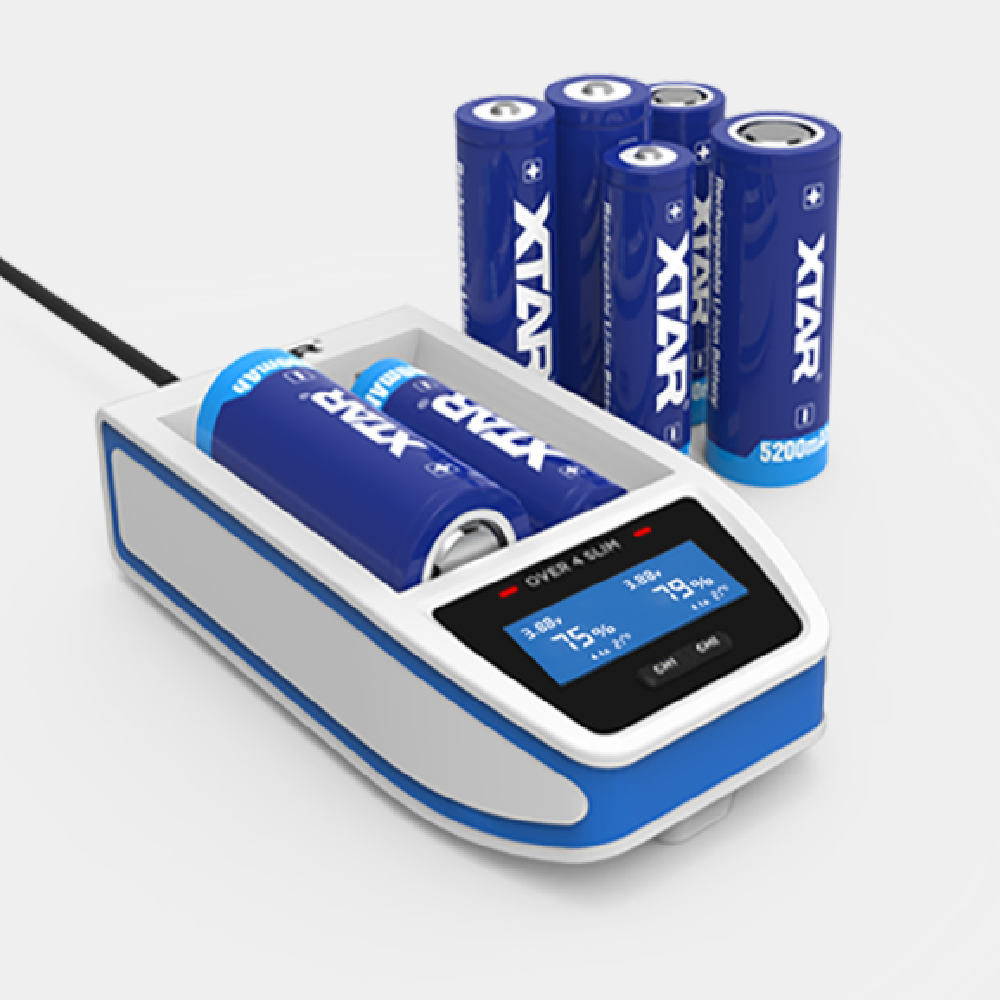 Xtar Over 4 SLIM Şarj Cihazı