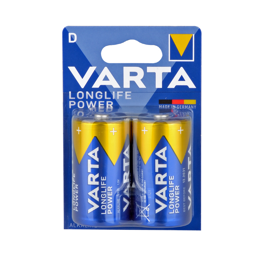 Varta 4920 Longlife Power D Büyük Boy Pil 2li