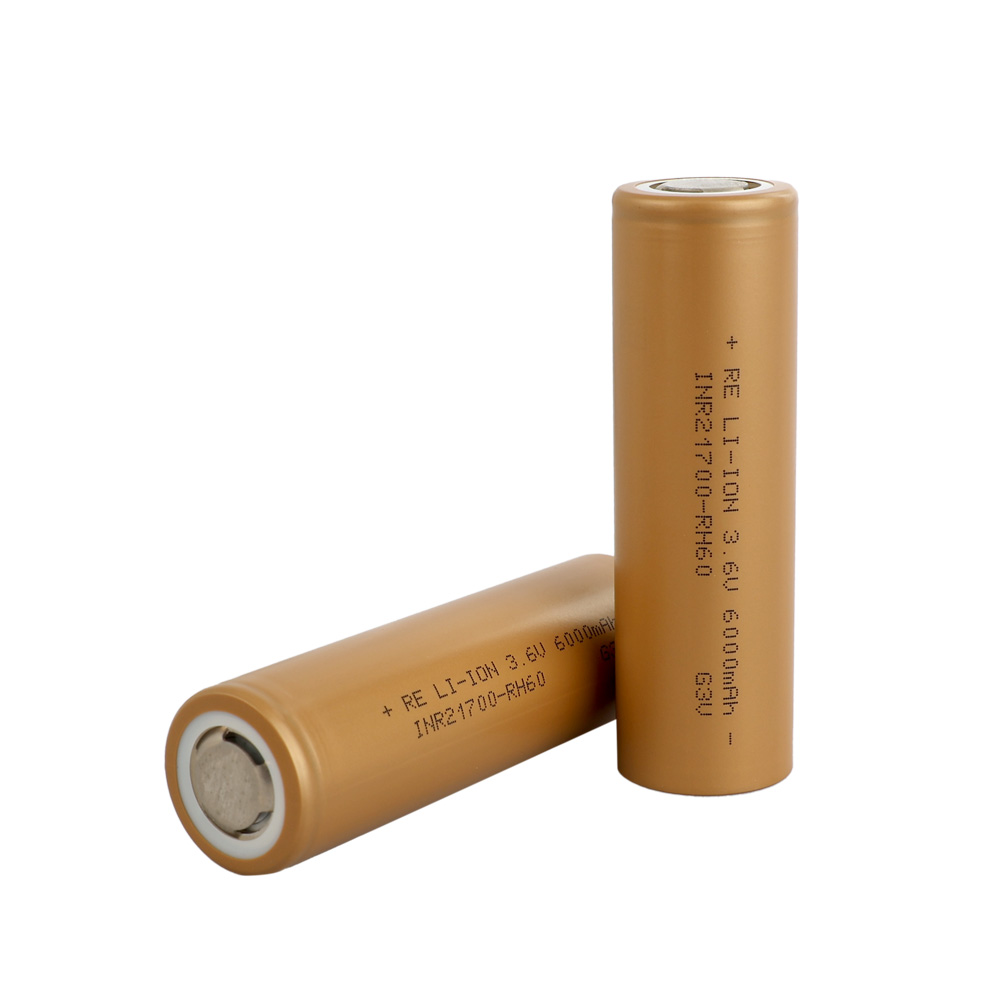 Reliance INR21700-RH60 - 3.7V 5850 mAh Li-ion Şarjlı Pil - 20A