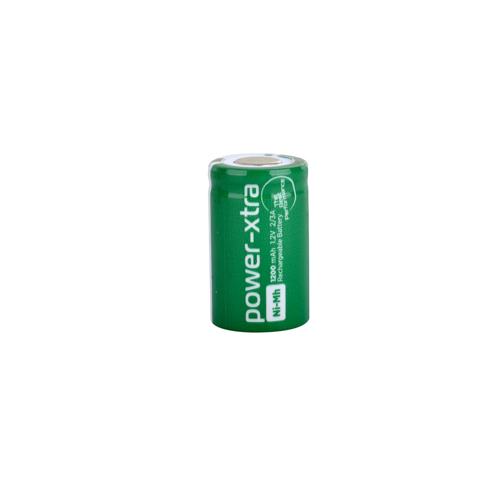 Power-Xtra 1.2V 1200 Mah- 2/3A -Ni-Mh Şarjlı Pil -Flat-Başsız