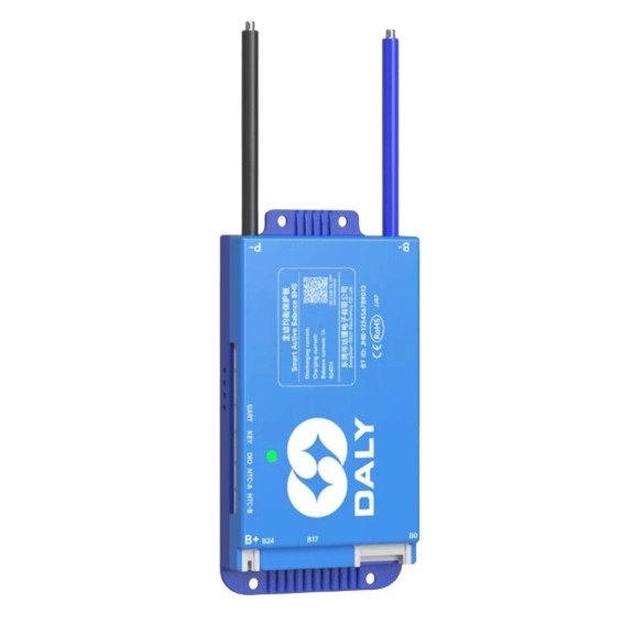 Daly - Smart Active Balance BMS - Blue - 4S-8S - 60A - Li-ion - LifePo4 - LTO -  BT - CAN - RS485
