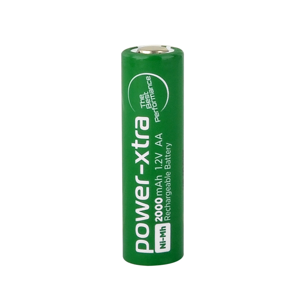 Power-Xtra 1.2V 2000 Mah- AA -Ni-Mh Şarjlı Pil -Flat-Başsız
