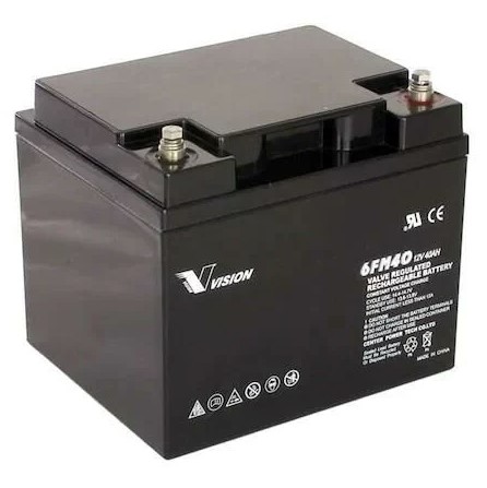 Vision 12V 40 Ah Bakımsız Kuru Akü