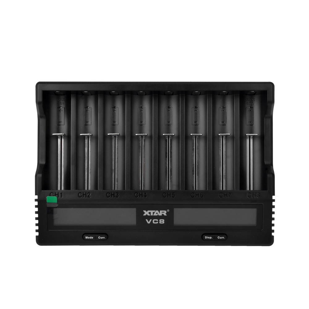 Xtar VC8 - Taşınabilir Çoklu Li-ion Pil Şarj Cihazı - 8li