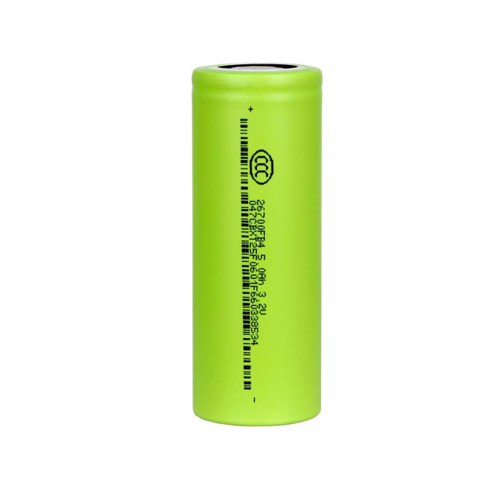 BAK Power - 26700FB4 - 3.2V 5000 mAh - LiFePO4 Pil - 2C