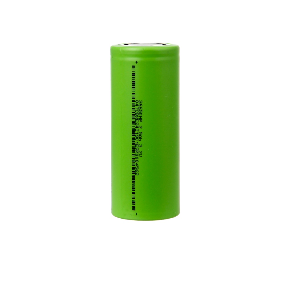 BAK Power - 26650HP - 3.2V 2500 mAh - LiFePO4 Pil - 25C