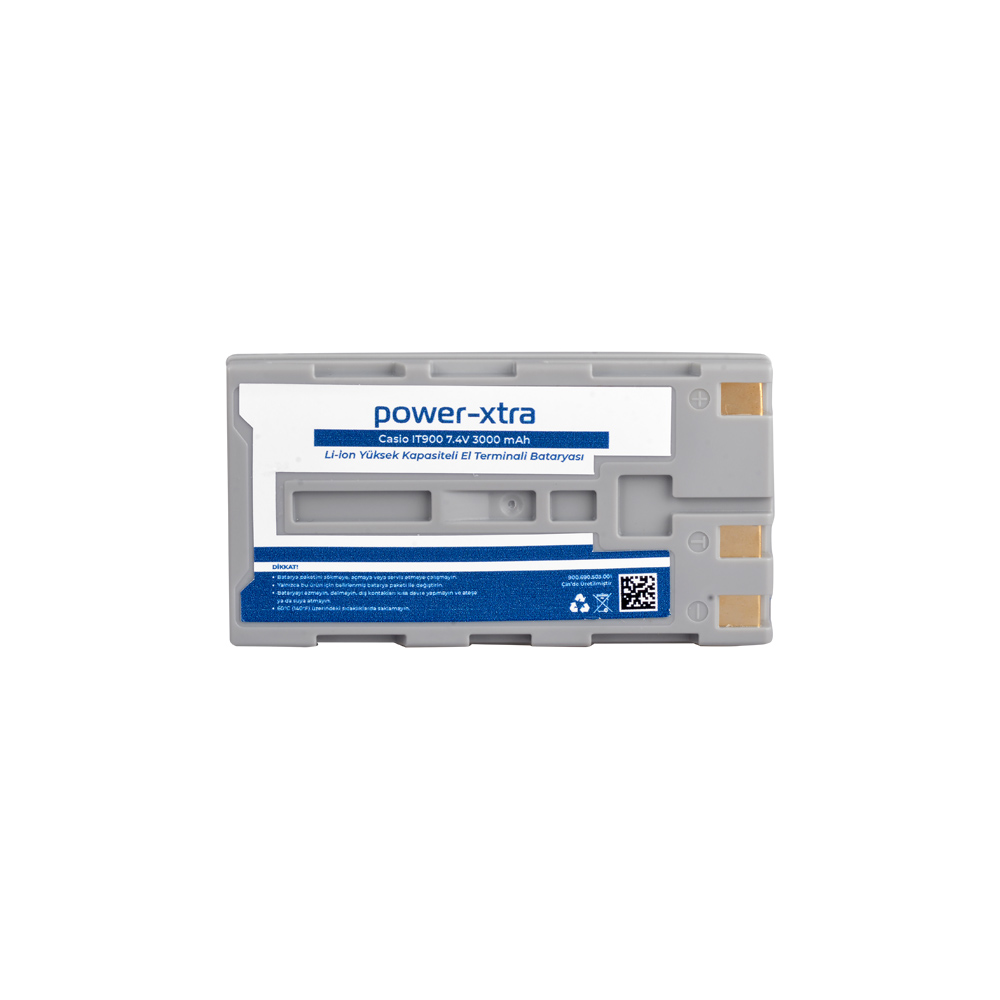 Power-Xtra - Casio IT-9000  7.4V 3000mAh Li-ion El Terminali Bataryası