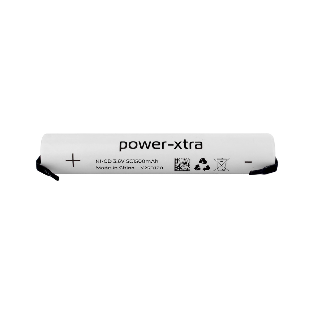 Power-Xtra 3S1P - 3.6V 1500 mAh SC - Ni-Cd Şarjlı Batarya - BRK24-Pinli