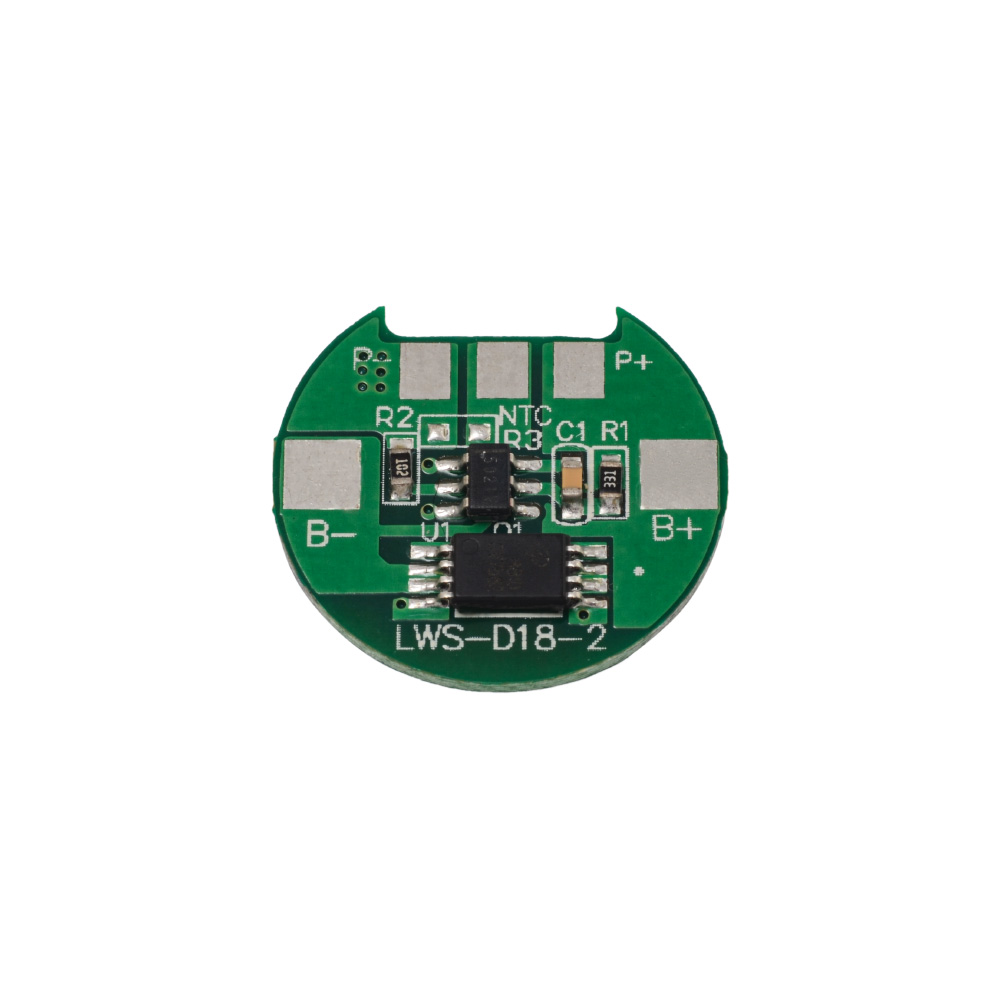 Power-Xtra - 1S - 3.2V 3A LiFePO4 BMS Devre - Yuvarlak - 18650