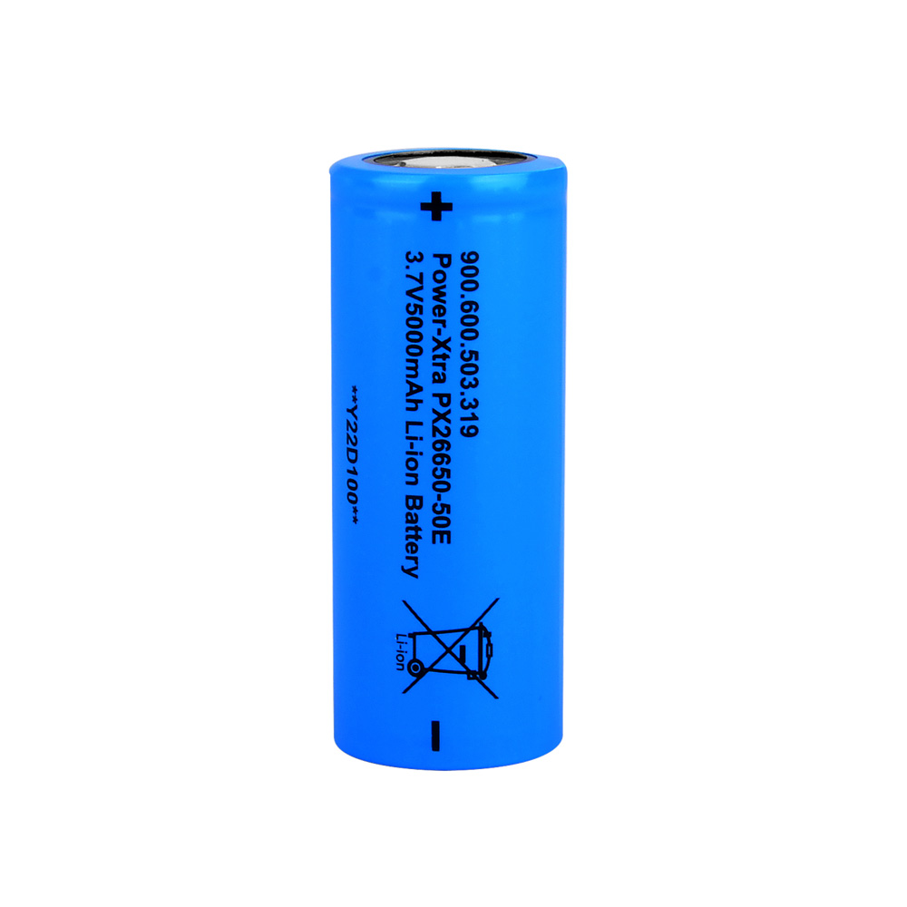 Power-Xtra PX26650-50E -  3.7V 5000mAh Li-ion Şarjlı Pil-15A