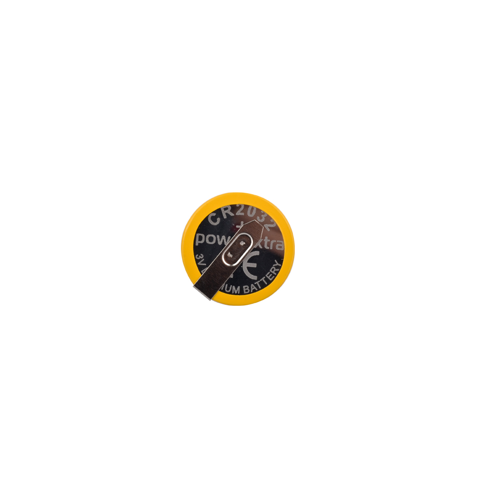 Power-Xtra CR2032-53YV - 3V Lithium Li-MnO2 Button Pil - 2 Pinli - Yatay -15.8mm