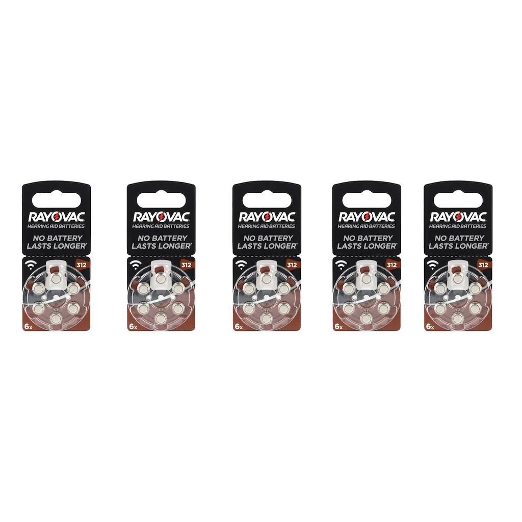 Rayovac Extra Advanced 312 / PR41  Numara Kulaklık Pili 6lı - 5li Paket