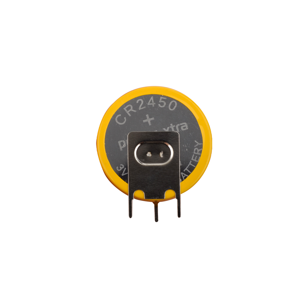 Power-Xtra CR2450-104DV - 3V Lithium Li-MnO2 Button Pil -  3 Pinli -  Dikey