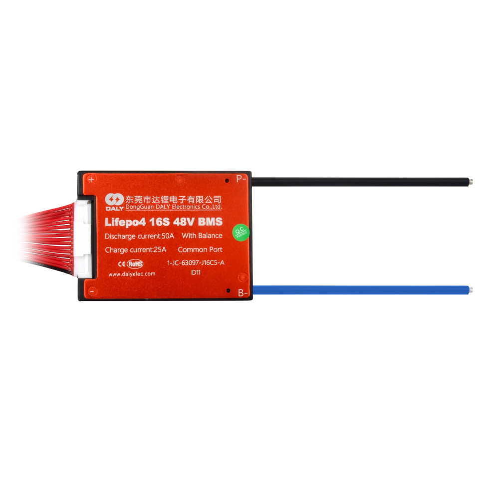 Daly - 16S - 51.2V 50A - LiFePO4 BMS Devre - Balans