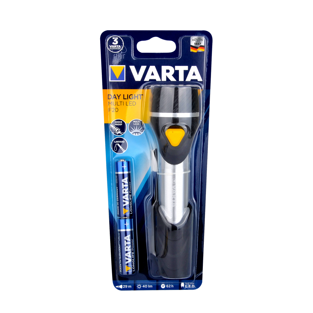 Varta 16632 Day Light Multi Led F20 Fener 2AA