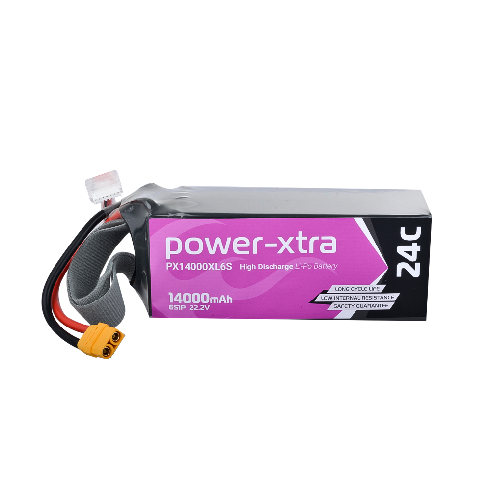 Power-Xtra PX14000XL6S - 6S1P - 22.2V 14000 mAh Li-Polymer Pil - 24C
