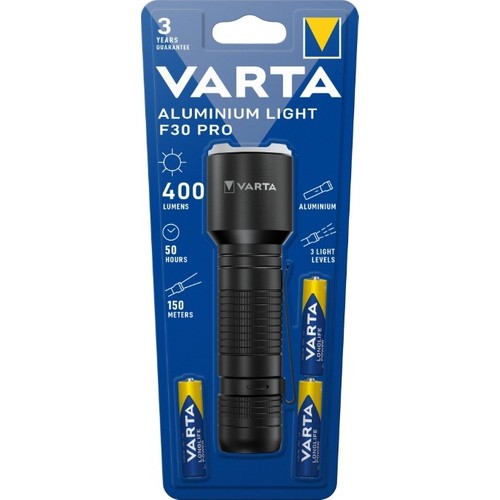 Varta 17608 Alüminyum F30 Pro Led El Feneri 3xAAA