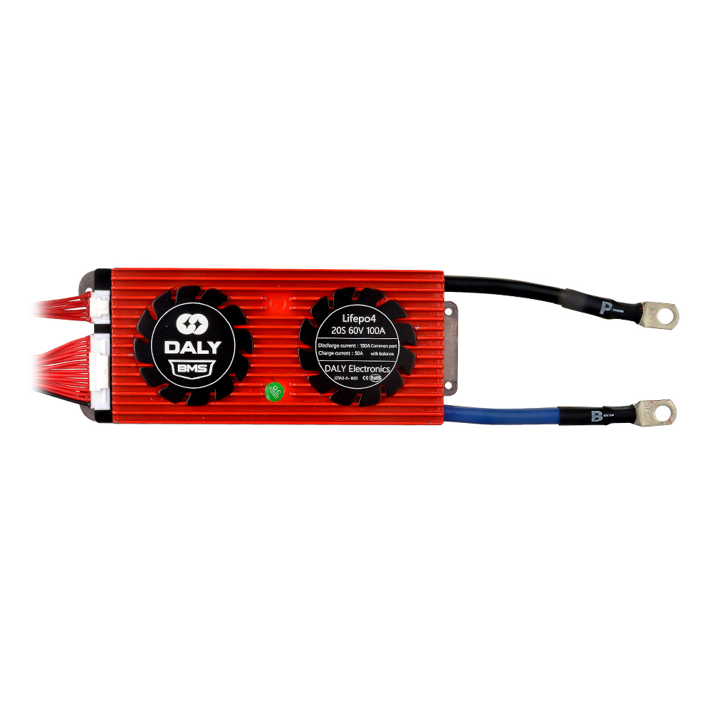 Daly - 20S - 64.0V 100A - LiFePO4  Balans BMS Ortak Port