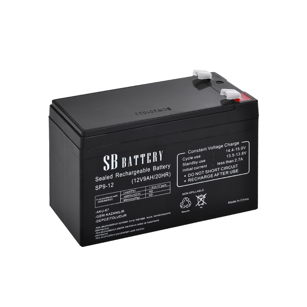 SB SP9-12 12V 9 Ah Bakımsız Kuru Akü