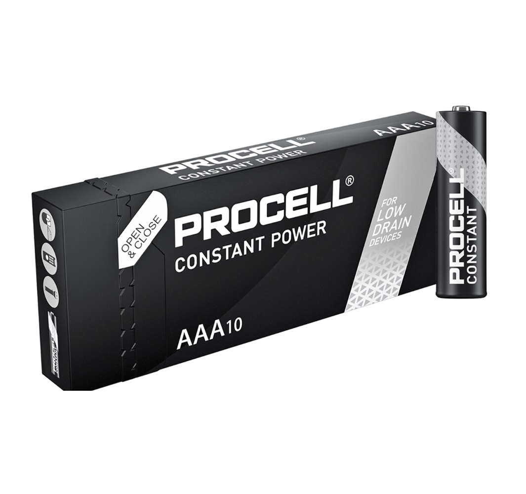 Procell Constant - PC2400 - LR03 - 1222 mAh - Endüstriyel Alkaline Pil - 10lu Paket