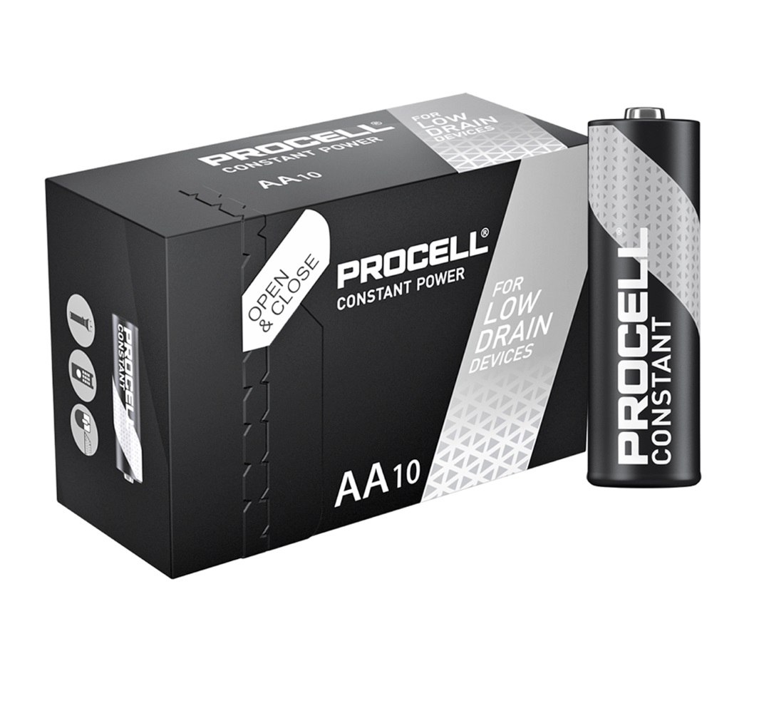 Procell Constant - PC1500 - LR06 - 3125 mAh - Endüstriyel Alkaline Pil - 10lu Paket