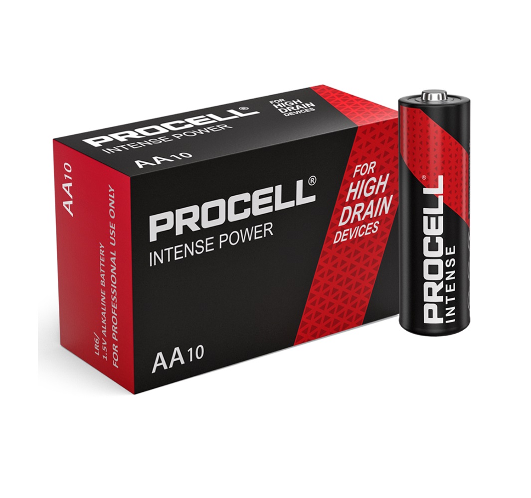 Procell Intense - PX1500 - LR06 - 3072 mAh - Endüstriyel Alkaline Pil - 10lu Paket